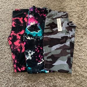 3 one size leggings